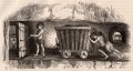 Gravure : Enfants travaillant à la mine