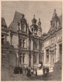 Gravure : L'Hôtel d'Escoville à Caen