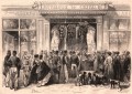 Gravure : Boucherie chevaline à Paris